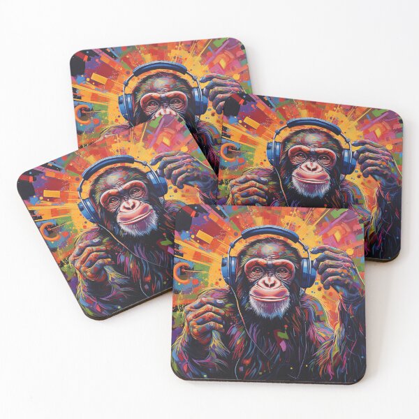 Item preview, DJ Chimp - Abstract designed and sold by TLCPhotoArt.