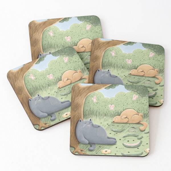 Item preview, Kitty Cats Full Of Watermelon designed and sold by Julia Sol.