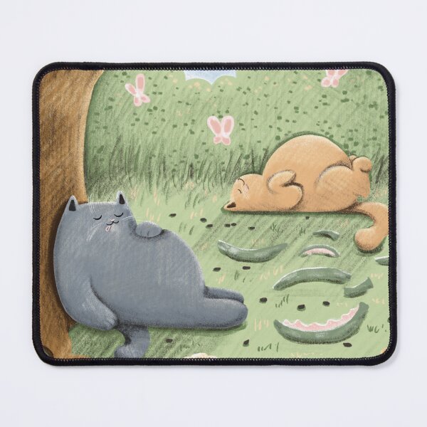 Item preview, Kitty Cats Full Of Watermelon designed and sold by Julia Sol.