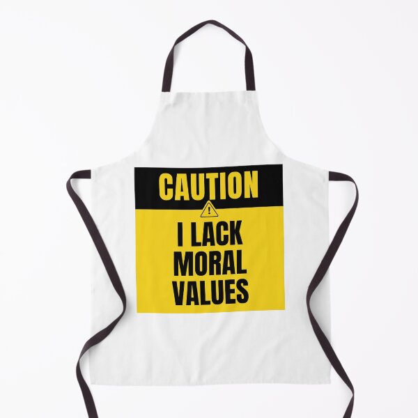 Item preview, I lack moral values caution sign designed and sold by baum-alleens.