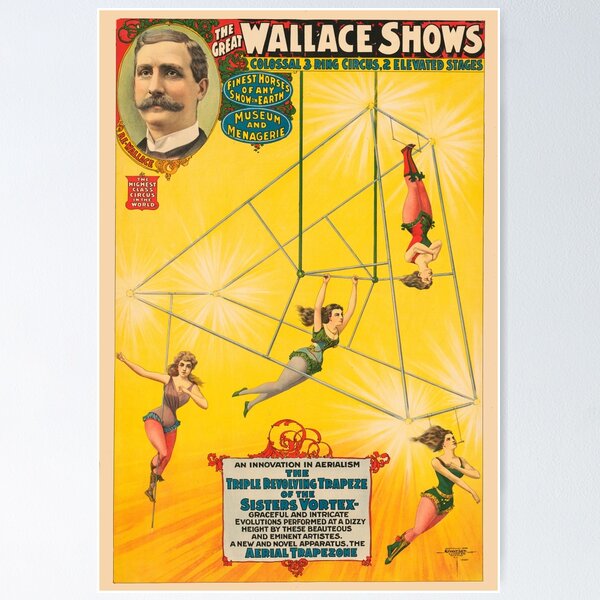 Item preview, STK501797A-Vintage circus poster, circa 1898. designed and sold by StocktrekImages.