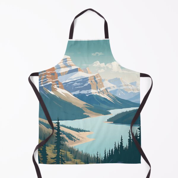 Item preview, A Vintage Travel Illustration of Peyto Lake - Canada designed and sold by GoodOldVintage.