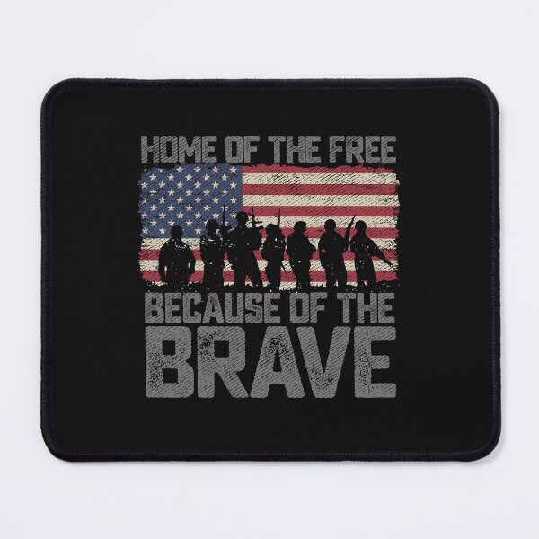 Item preview, Home Of The Free Because Of The Brave American Flag Military Veteran Gift designed and sold by alenaz.