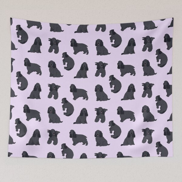 Item preview, Cute black english cocker spaniel dog pack designed and sold by Yaragold.