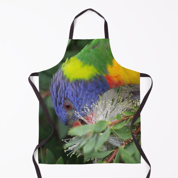 Item preview, Rainbow Lorikeet Feasting on Callistemon designed and sold by Linda Sijpkes.