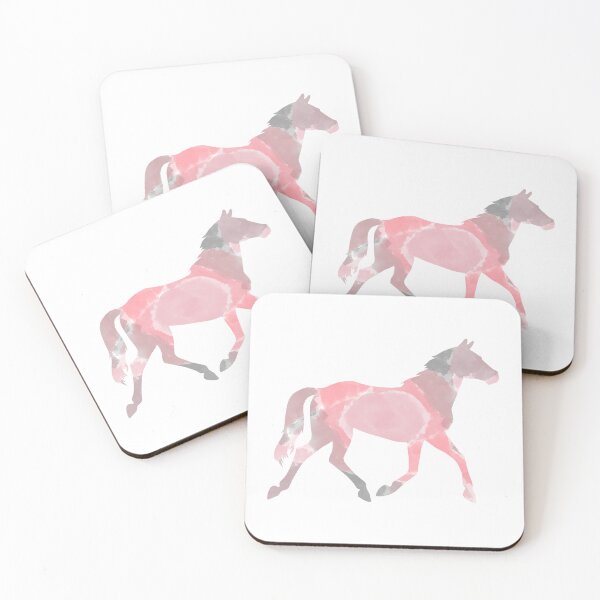Item preview, Decoupage Horse - pink designed and sold by Shelley Winters.