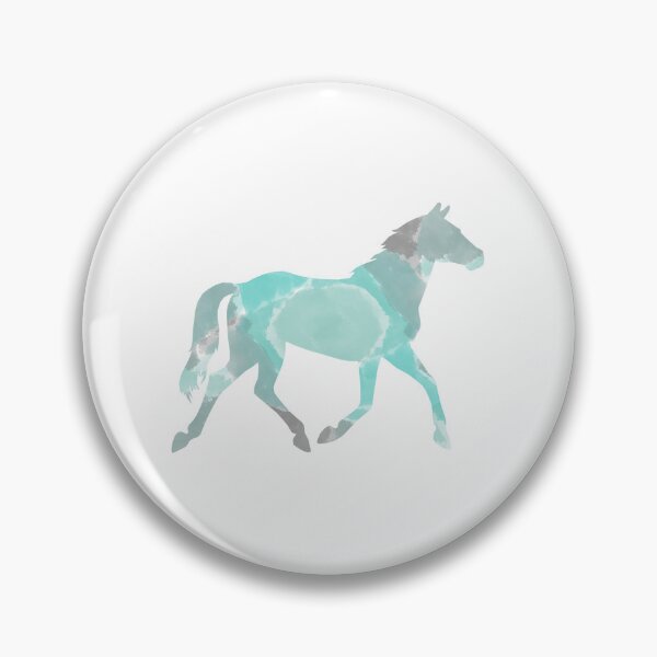 Item preview, Decoupage Horse - aqua designed and sold by Shelley Winters.