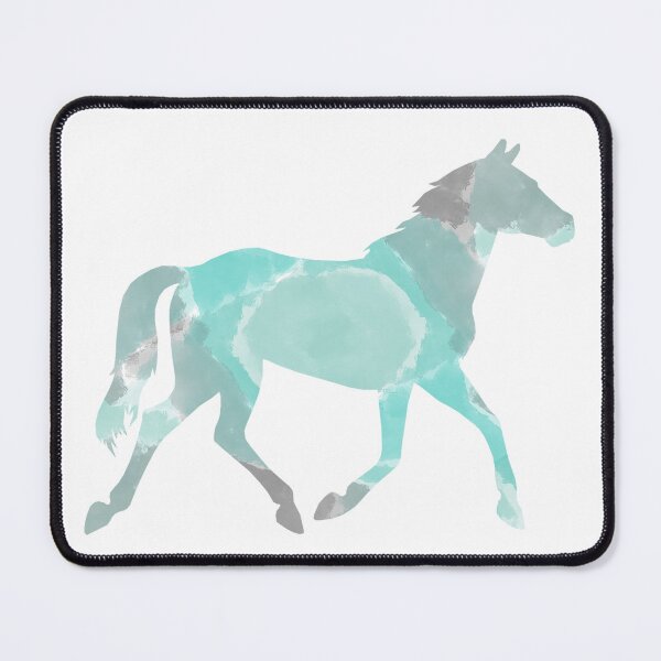 Item preview, Decoupage Horse - aqua designed and sold by Shelley Winters.