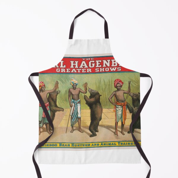 Item preview, STK501799A-Vintage circus poster showing bears and Hindu trainers. designed and sold by StocktrekImages.