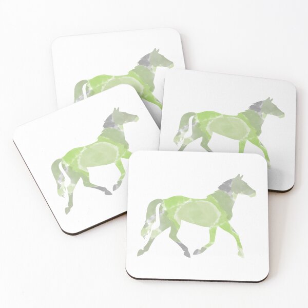 Item preview, Decoupage Horse - green designed and sold by Shelley Winters.