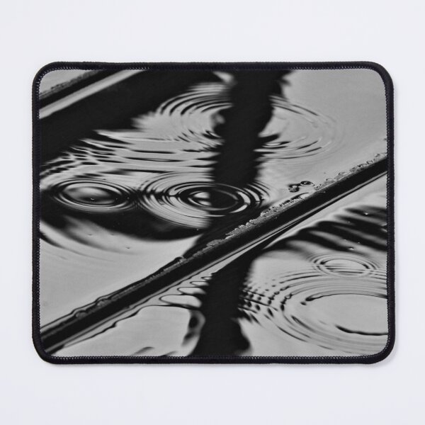 Item preview, Raindrop Ripples in Water (Black and White)  designed and sold by McGingPhotos.