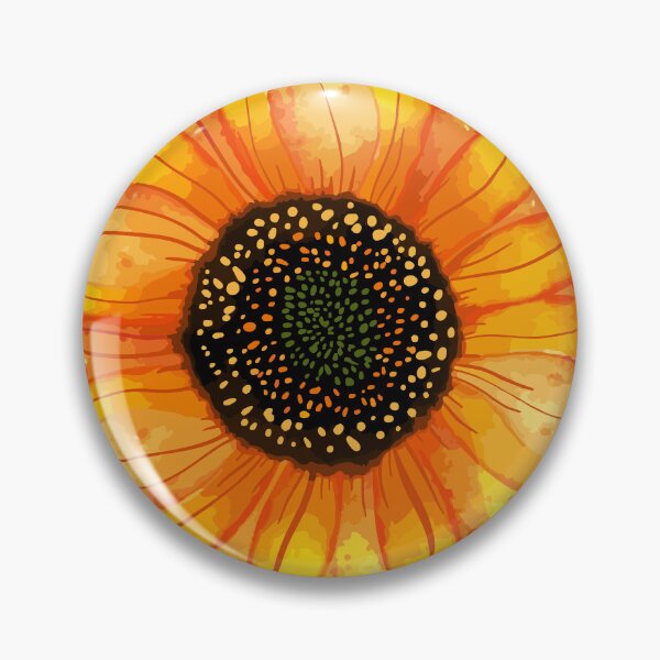 Item preview, Colorful Organic Watercolor Sunflower  designed and sold by elaBdesign.
