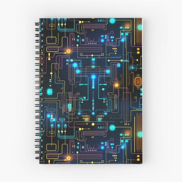 Item preview, xSeamless Pattern Beyond Interfaces: Futuristic Digital Art Unleashed designed and sold by AlienSkinEyes.