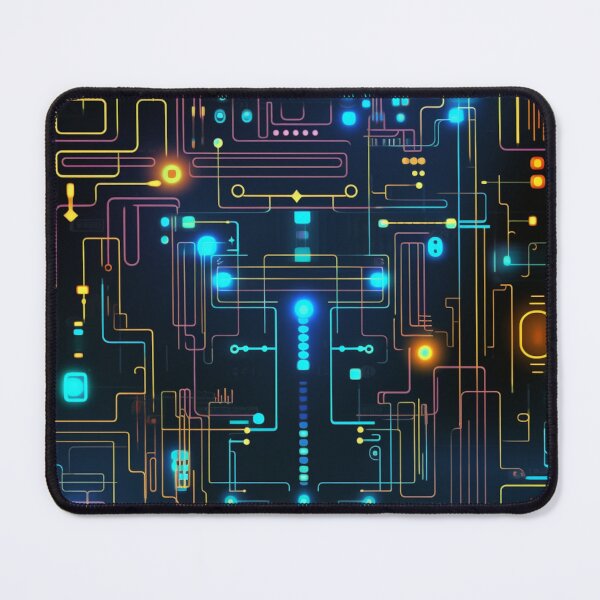 Item preview, xSeamless Pattern Beyond Interfaces: Futuristic Digital Art Unleashed designed and sold by AlienSkinEyes.