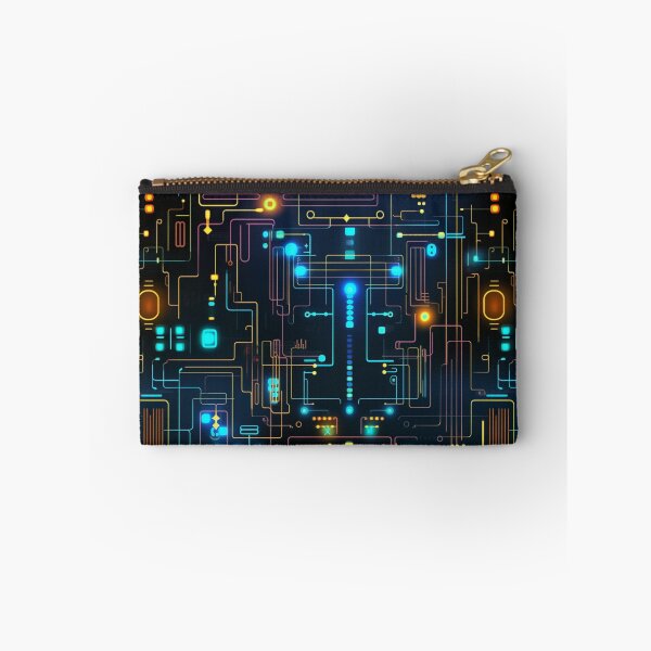 Item preview, xSeamless Pattern Beyond Interfaces: Futuristic Digital Art Unleashed designed and sold by AlienSkinEyes.