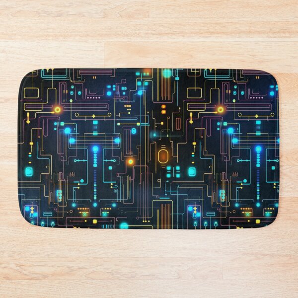 Item preview, xSeamless Pattern Beyond Interfaces: Futuristic Digital Art Unleashed designed and sold by AlienSkinEyes.