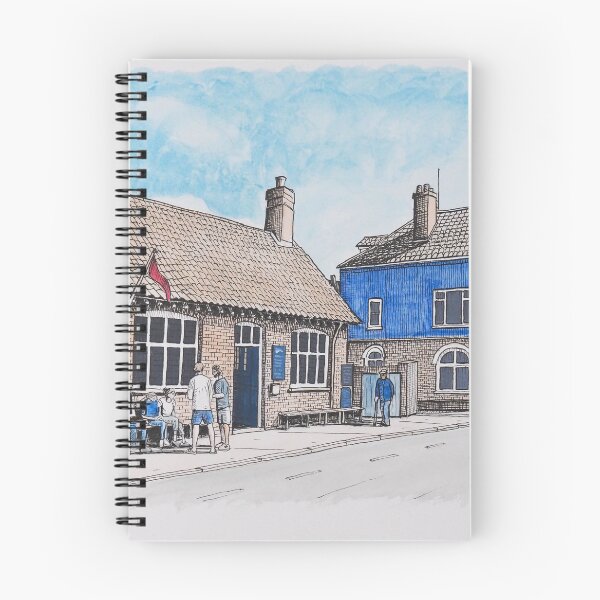 Item preview, The White Hart and Aldeburgh Chip Shop Painting designed and sold by Tom Crittenden.