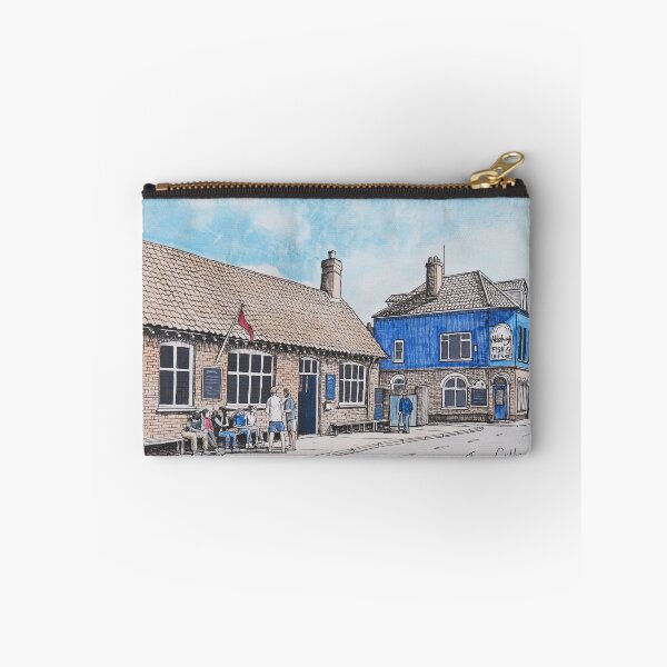 Artikelvorschau, Das White Hart und Aldeburgh Chip Shop Gemälde entworfen und verkauft von Tom Crittenden.