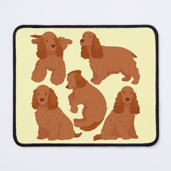Item preview, Cute red english cocker spaniel dog Pattern designed and sold by Yaragold.