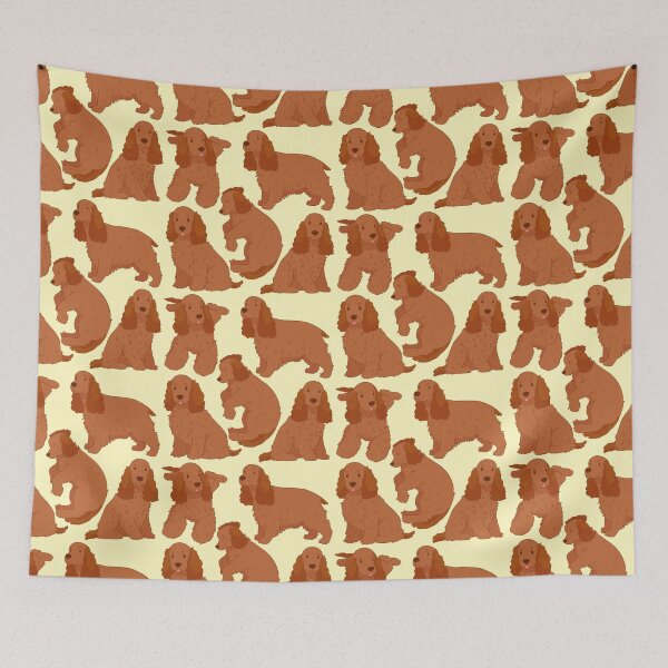 Item preview, Cute red english cocker spaniel dog Pattern  designed and sold by Yaragold.