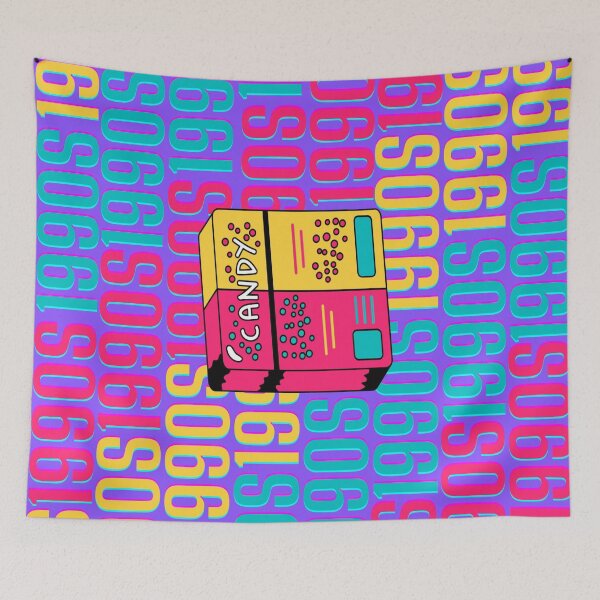 Item preview, 1990s retro design 10 - Purple Background designed and sold by PunjabanJatti.