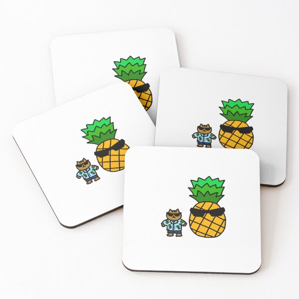 Item preview, a Cat and a Pineapple designed and sold by superbaechoo.