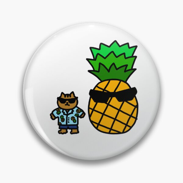 Item preview, a Cat and a Pineapple designed and sold by superbaechoo.