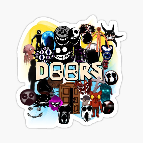 Roblox: DOORS - enemy character - Jack Sticker for Sale by ShapedCube