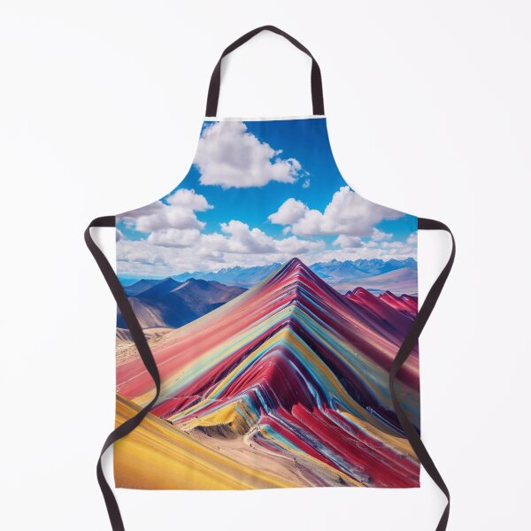 Item preview, A Vintage Travel Illustration of Vinicunca Mountain - Peru designed and sold by GoodOldVintage.