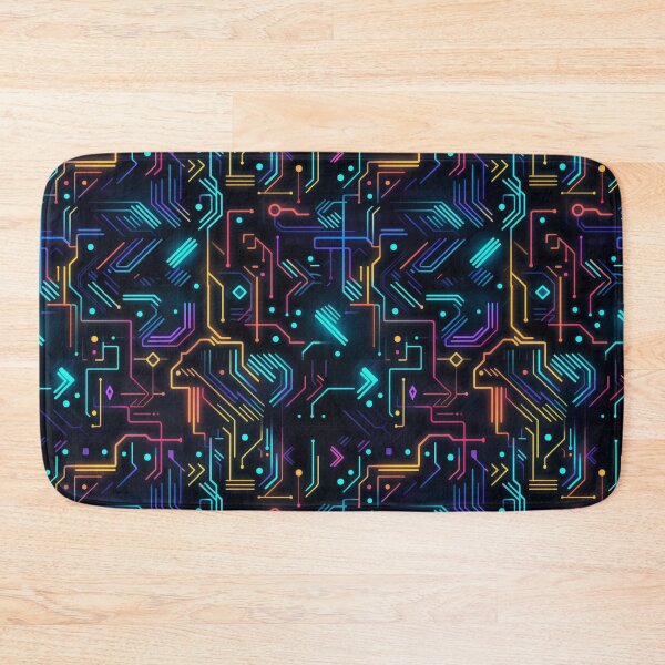Item preview, xSeamless Pattern Beyond Interfaces: Futuristic Digital Art Unleashed designed and sold by AlienSkinEyes.