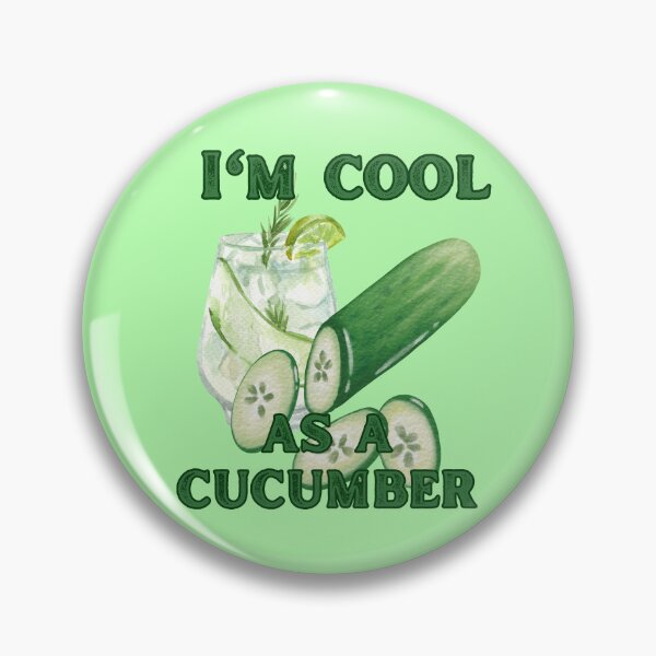 Item preview, Cool as a Cucumber Watercolor Design designed and sold by GracefulGems.