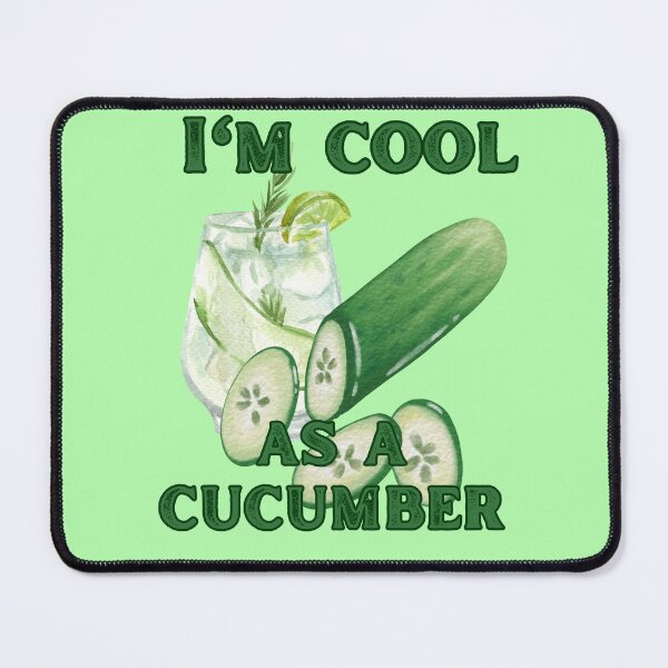 Item preview, Cool as a Cucumber Watercolor Design designed and sold by GracefulGems.