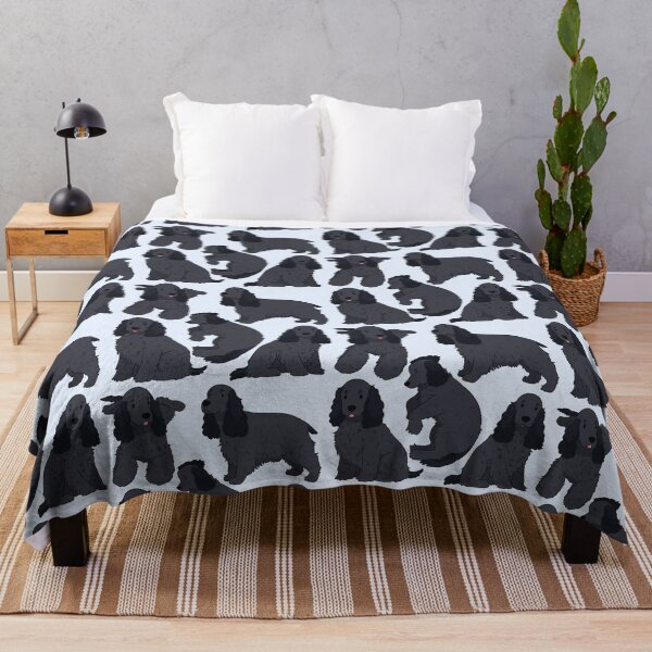 Item preview, Cute Black English Cocker Spaniel Dog Pattern  designed and sold by Yaragold.