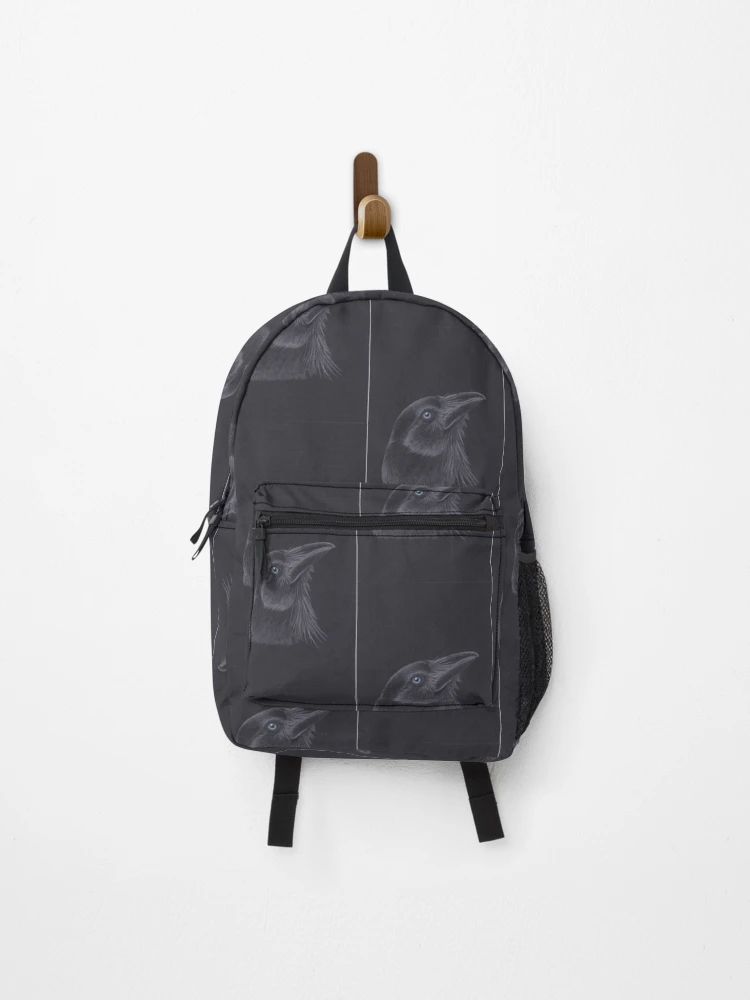 Thumbnail 1 of 3, Backpack, Crow designed and sold by Laura Hillman.