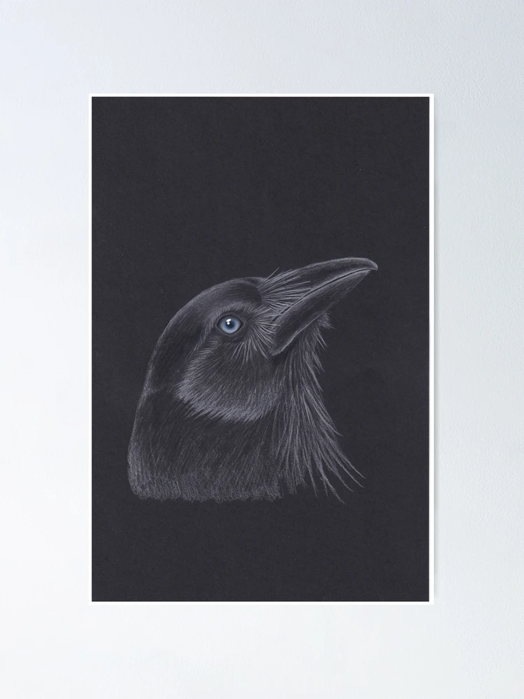 Thumbnail 1 of 3, Poster, Crow designed and sold by Laura Hillman.