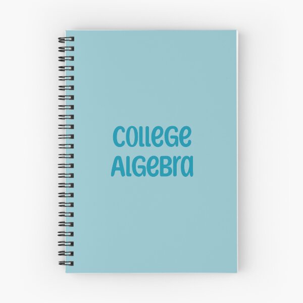 Item preview, College Algebra Subject Blue  designed and sold by Sketches by Sophie.