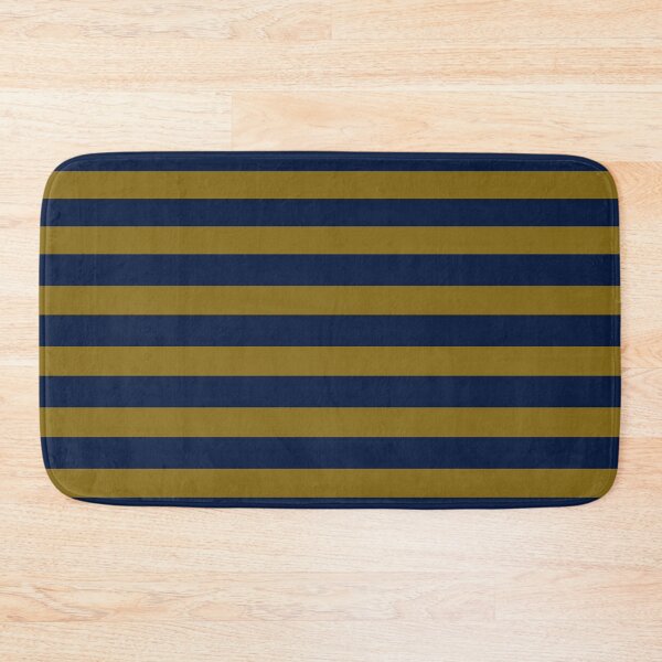 Item preview, Mustard, dark blue horizontal stripes. designed and sold by marinaklykva.