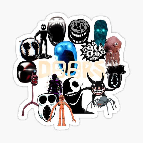 Roblox: DOORS - enemy character - Jack Sticker for Sale by ShapedCube