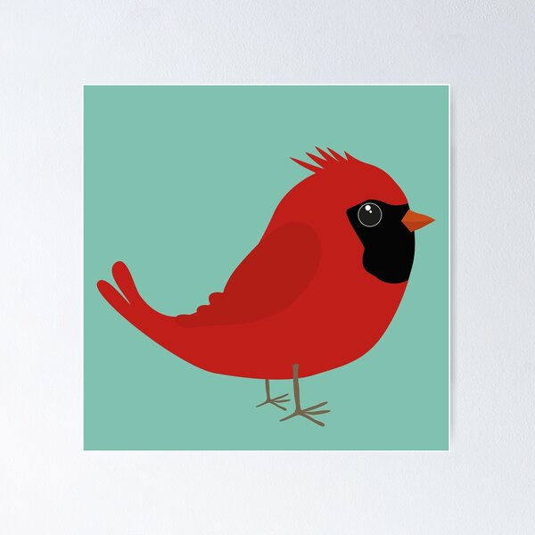 Cartoon Cardinal Posters for Sale