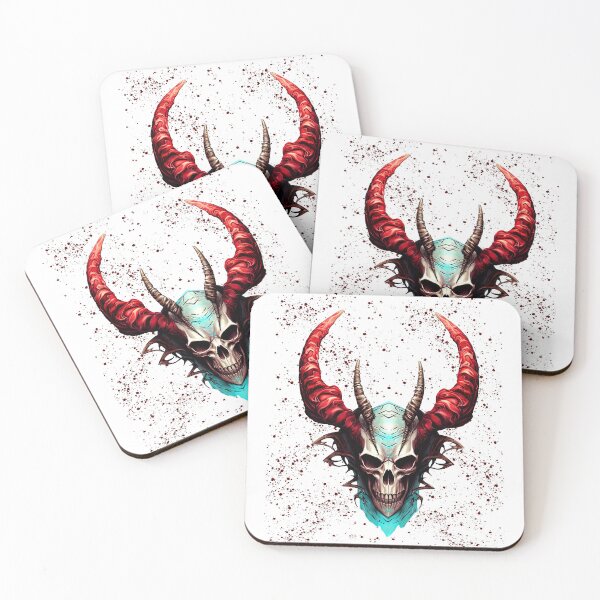 Item preview, The Skull of a Demon King, fantasy art designed and sold by LoneAngel.