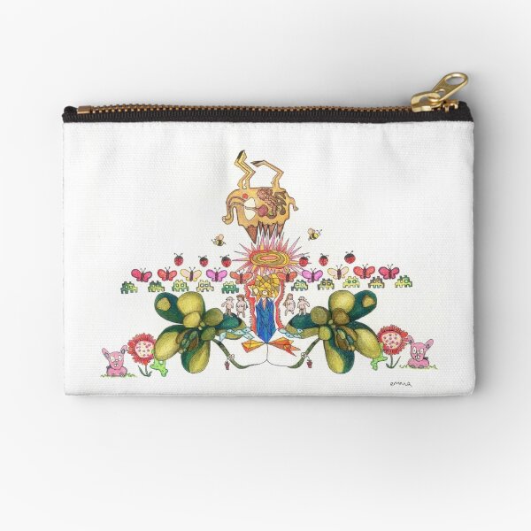 buds, bugs, butterflies & boobs make the world go round Zipper Pouch
