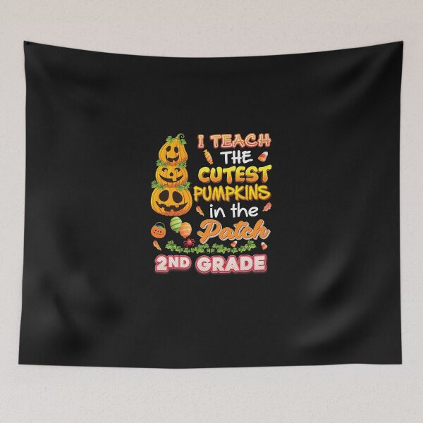 Item preview, I Teach The Cutest 2nd Grade Pumpkins In The Patch Halloween designed and sold by JorgeMartin2.