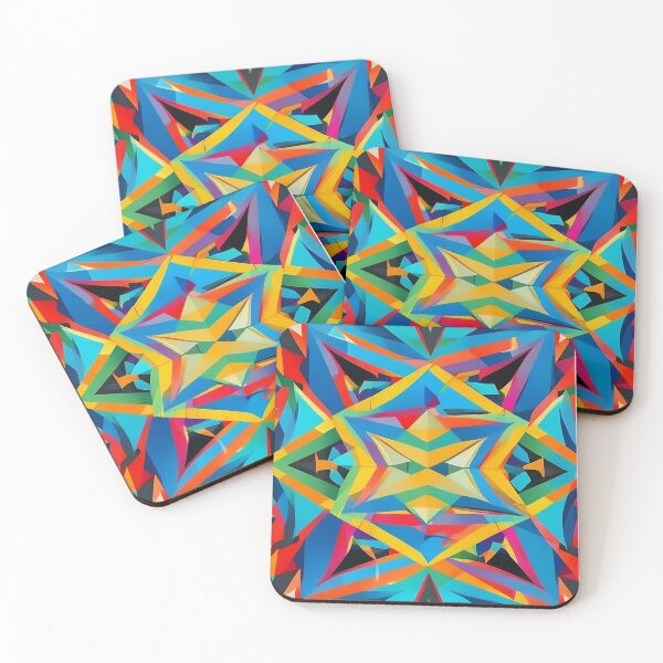 Item preview, Pop Art Pentagon Parade - Colorful Patterns with a Contemporary Twist designed and sold by Freak-Scene.