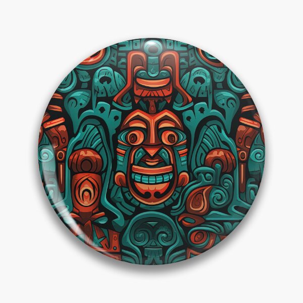Item preview, Abstract Tiki Tile 02 designed and sold by GloriousIdiot.