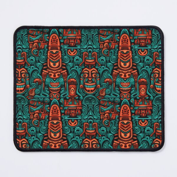 Item preview, Abstract Tiki Tile 02 designed and sold by GloriousIdiot.