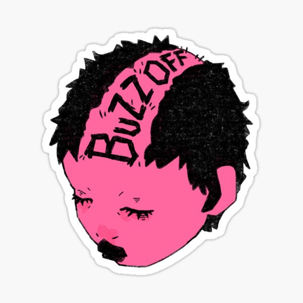 Teen Buttercup (buzz cut) Sticker for Sale by PinkRhino24