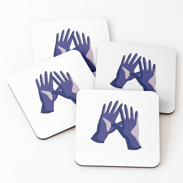 Item preview, lab gloves dark blue designed and sold by rosipos.