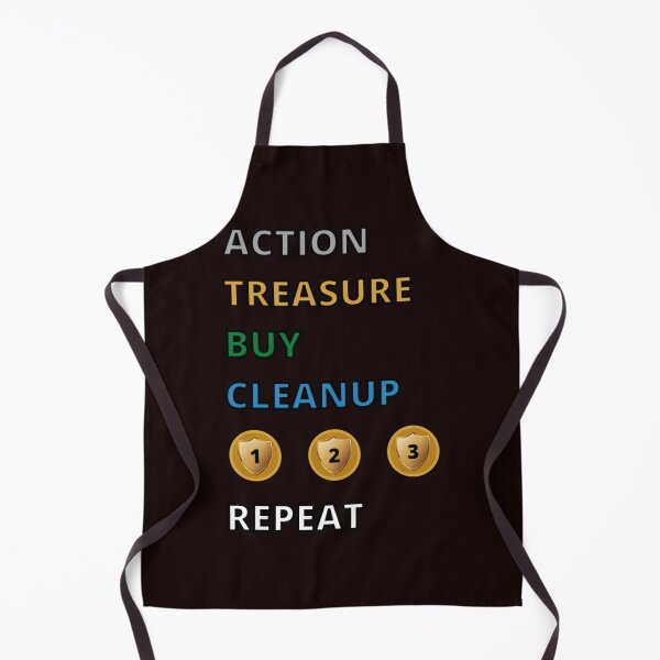 Item preview, Action, Treasure, Buy, Cleanup, Repeat Dominion Strategy Game designed and sold by SCOTTSCHR.