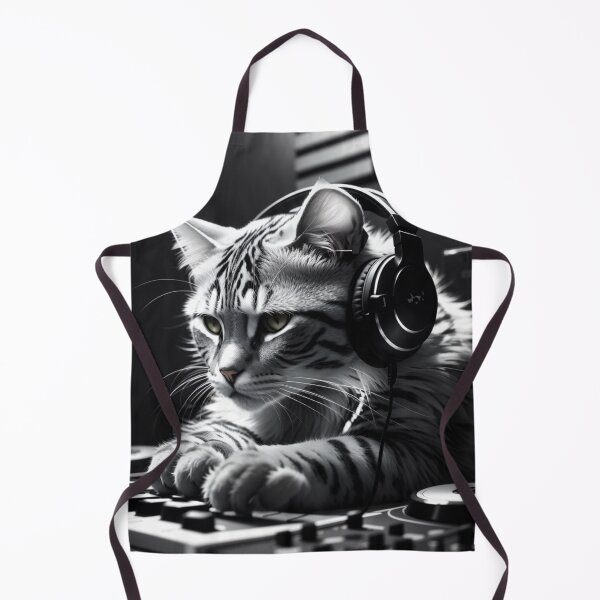 Item preview, DJ Meow Cat Dj calm before storm designed and sold by catsandcatstore.