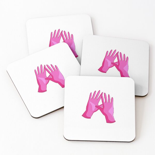 Item preview, lab gloves pink designed and sold by rosipos.